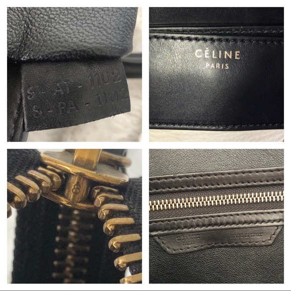 Celine Mini Luggage Tote Black & White - Picture 8 of 8